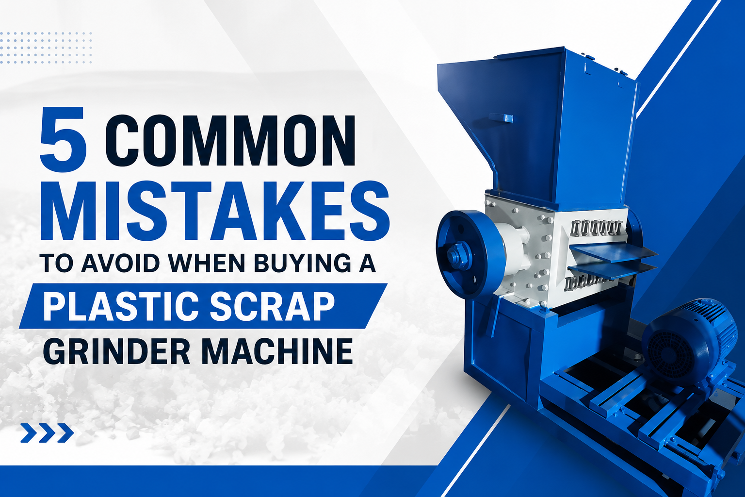 Plastic Scrap Grinder Machine
