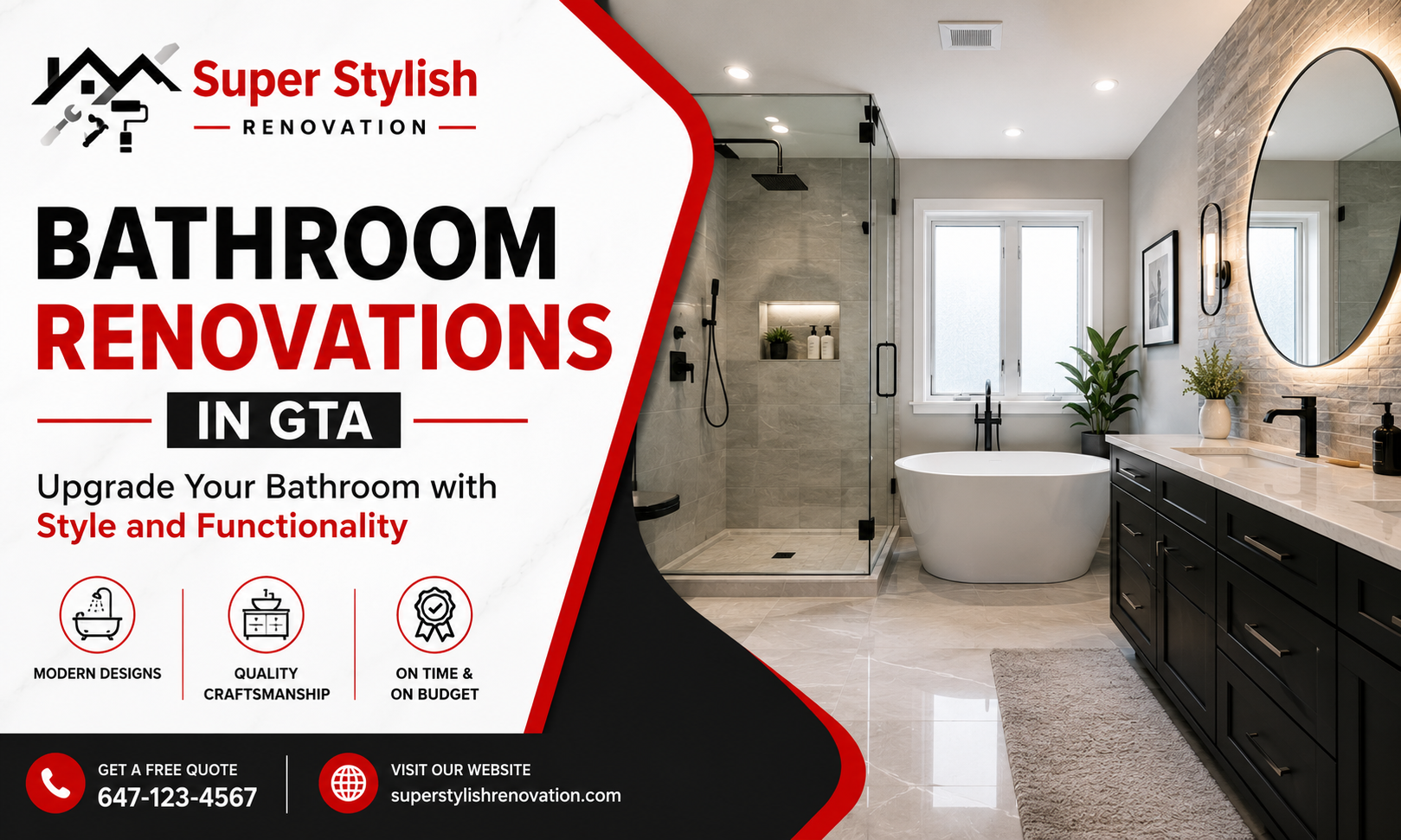 Bathroom Renovations in GTA