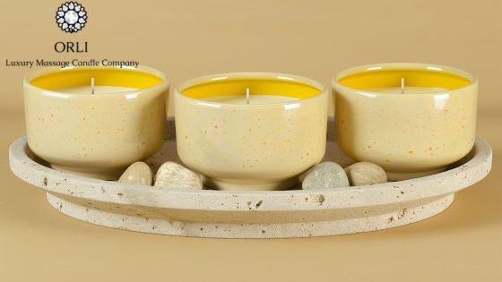 Ceramic Massage Candle Containers