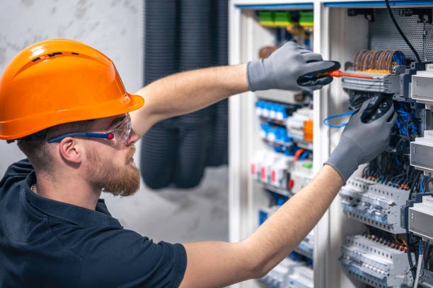 Electric repair Los Angeles professional inspecting a residential electrical system